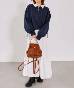 Комплект из толстовки с застежкой-молнией до середины груди и платья-комбинации Archives, цвет Navy