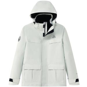 PELLIOT Ветровка мужская водонепроницаемая ветронепроницаемая дышащая и износостойкая, Light Gray/Two-Piece Set