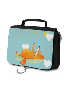 Mr. & Mrs. Panda Косметичка Fox and Star, без надписи, бирюзового пастельного цвета