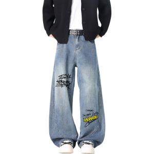 Джинсы Unisex Moderate Scimitar HUANQIU, синий