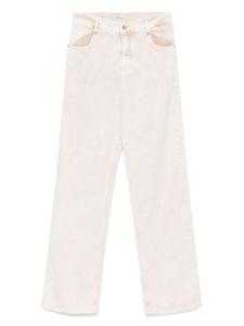 Стираные джинсы Blumarine, розовый