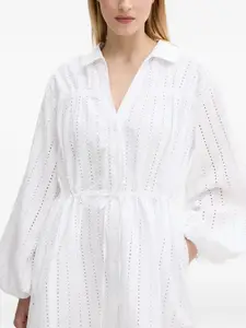 Платье мини Samanarola с люверсами Samsoe Samsoe, белый