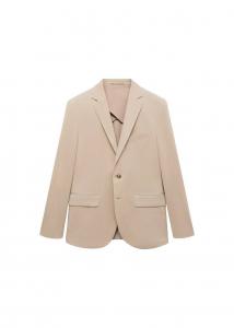 Приталенный пиджак MANGO MAN Verner, Beige