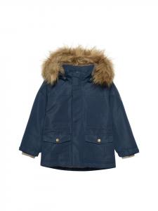 Зимняя куртка enfant Winterjacke ENJacket 240149 Winterjacke mit Fellimitat-Kapuze, синий