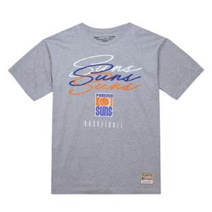 Футболка Mitchell & Ness 100% Cotton Unisex Gray Mitchell Ness, серый