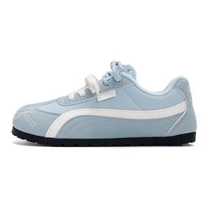 Кроссовки для скейтбординга Racing Shoes Suede Thermal Coverage Abrasion Resistant Low top женские Aqua HUANQIU, aqua (fleece-lined)