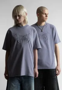 Футболка унисекс с рваным принтом sting Wasted Paris, Faded Stone Blue