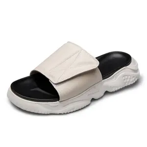 Шлепанцы мужские белый Brounvanm