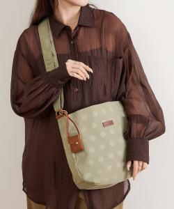 Сумка через плечо toleur/Nylon Dot Medium Shoulder Bag 13023, цвет L.Gry