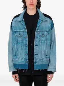 Джинсовая куртка со вставками Junya Watanabe MAN, синий