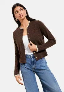 Уютный кардиган прямого кроя из мягкой ткани Friends Like These, Brown