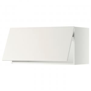 Настенный шкаф, горизонтальное открывание, белый/белый цвет «Веддинге», 80x40 см. IKEA Metod