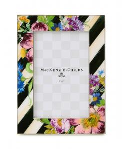 Рамка для фотографий «Цветочный рынок» с серебряным покрытием, 4 x 6 дюймов MacKenzie-Childs, мультколор