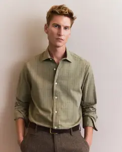 Мужская спортивная рубашка с длинным рукавом Emidio Tucci, зеленый