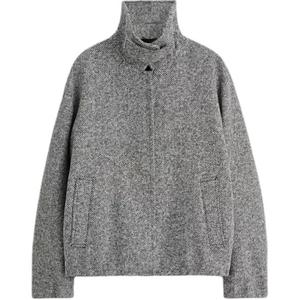 Укороченное пальто Women's Gray COS, серый