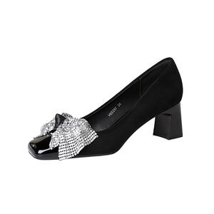 BIGTREE Туфли на высоком каблуке 5 см, женские, черные