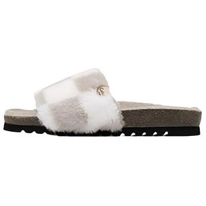 Сланцы на пластиковой подошве для женщин Gabor, белый коричневый