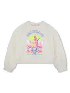 Толстовка с графичным принтом Billieblush, нейтральный