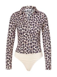 Блузка-боди ABOUT YOU Linda, бежевый