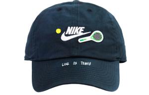 Nike Хлопковая бейсболка унисекс черная, Black