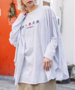 CONVERSE/(W) Пончо-туника Футболка Converse