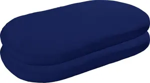 Детская простыня на резинке Erding, 2 шт., темно-синяя, 40x70 см, овальная. Erwin Müller