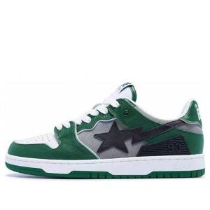 Кроссовки A BATHING APE Sk8 Sta 'Green Grey'