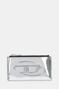 Кожаный кошелек 1DR CARD HOLDER III Diesel, серебряный