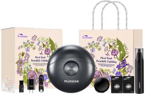 Трендовый набор FS891 поворотные бритвы мини портальная двойное лезвие моющаяся для всего тела мини летающий диск электробритва FLYCO, Fs891 Exclusive "Floral Whispers" Box