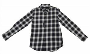 Мужская рубашка с длинным рукавом (зеленая проволока) на пуговицах спереди John Varvatos