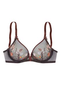 LASCANA Бюстгальтер-майка в черном цвете