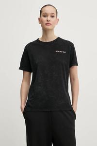 Хлопковая футболка Hugo, черный