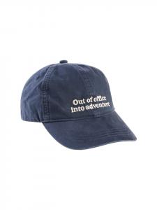 Camel Active Шапка из чистого хлопка темно-синего цвета