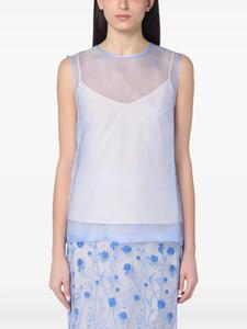 Шелковая майка P.A.R.O.S.H., синий