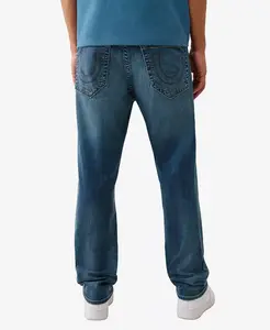 Мужские джинсы Geno Slim без накладных карманов True Religion, синий