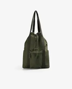 Мужская хлопковая сумка-тоут с длинными ручками для ношения на плече Scalpers, хаки