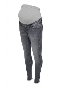 Джинсы olmblush mid reabox зауженного кроя Only Maternity, Grey Denim