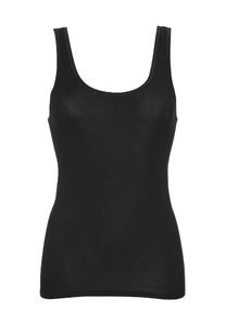 Майка тонкая резинка широкие бретели Calida, черный