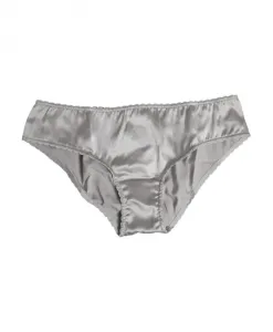 Шелковые трусы с низкой посадкой Dolce & Gabbana, серый