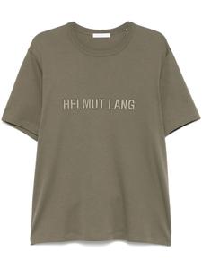 Футболка с вышитым логотипом Helmut Lang, зеленый