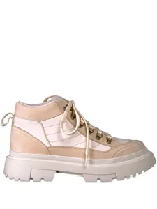 Ботинки Marlia-ONK с панелями и шнуровкой Moorer, бежевый