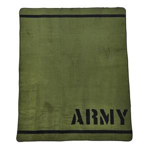 Плед twentyfour Army, 200 см цвет olivegrün/schwarz