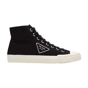 Кроссовки Prada Wheel Vulc High 'Black Ivory', черный