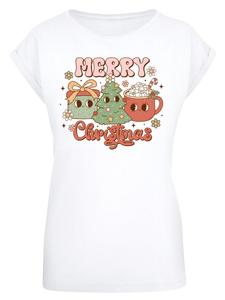 Футболка F4NT4STIC T-Shirt Merry Weihnachten Cozy And Cute, белый