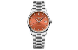 LONGINES Часы Women's Master Collection Watch, Orange Watch Dial