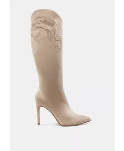 Ботинки Becks с узором из страз London Rag, коричневый/бежевый