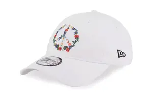 New Era Бейсболка унисекс белая, White