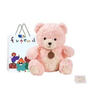 Плюшевая кукла Doodoo Bear высотой 35 см Whoops, розовый