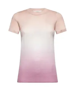 Футболка с градиентным эффектом Silvian Heach, розовый