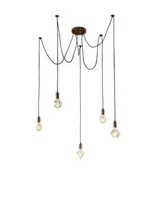 Подвесной светильник CORD цвета античной меди Trio Leuchten